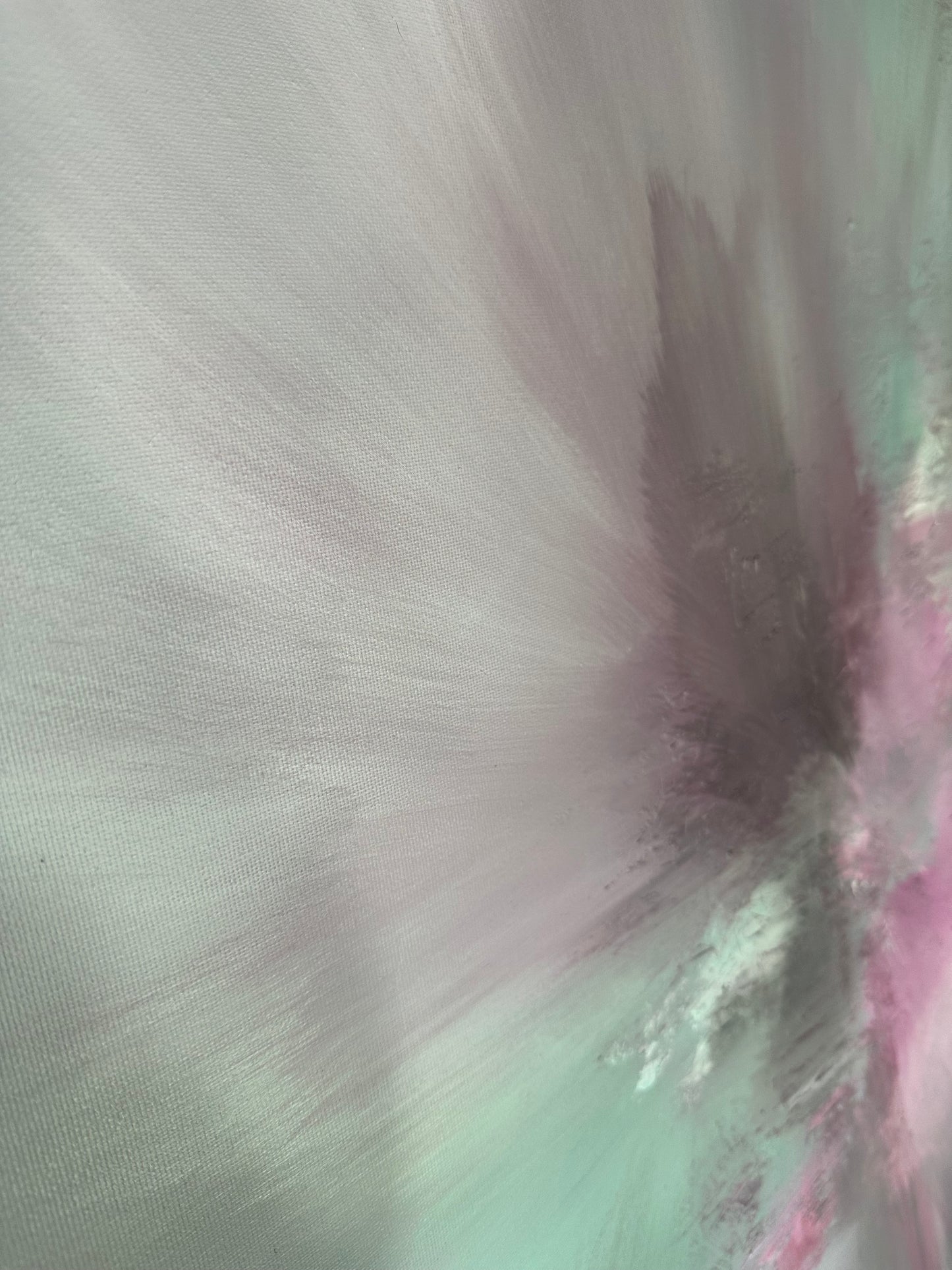 Mozart IV Muted Sorbet Textured Abstract Painting