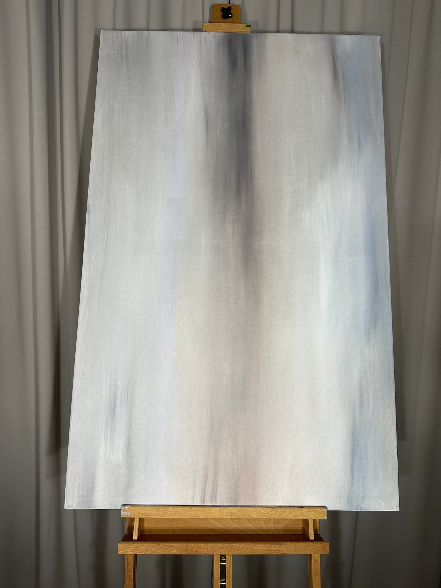 Tchaikovsky II Muted Cool Abstract Painting