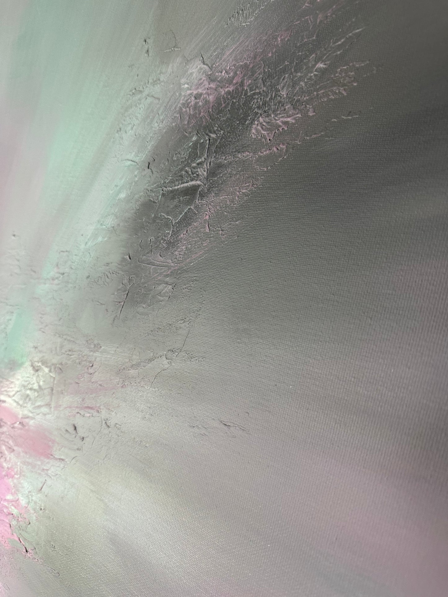 Mozart IV Muted Sorbet Textured Abstract Painting